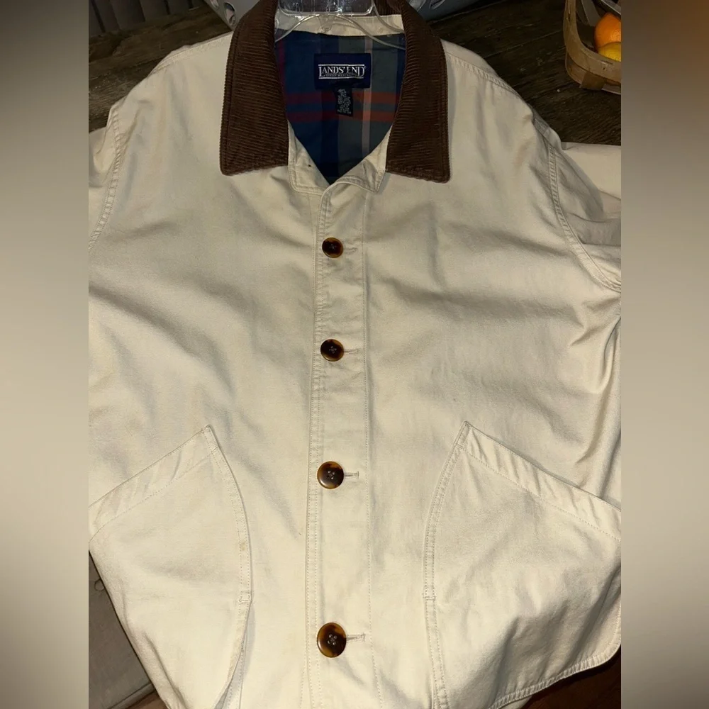 Men’s Barn Jacket Size XL Old School Lands End in Great Preowned Condition
